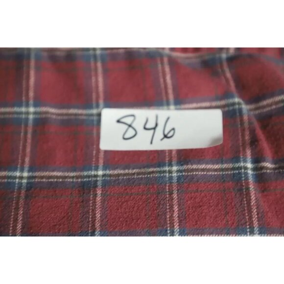 UNTUCKit Button Up Shirt Men L Red/Blue Plaid Slim Fit Spread Collar Long Sleeve - Picture 8 of 8